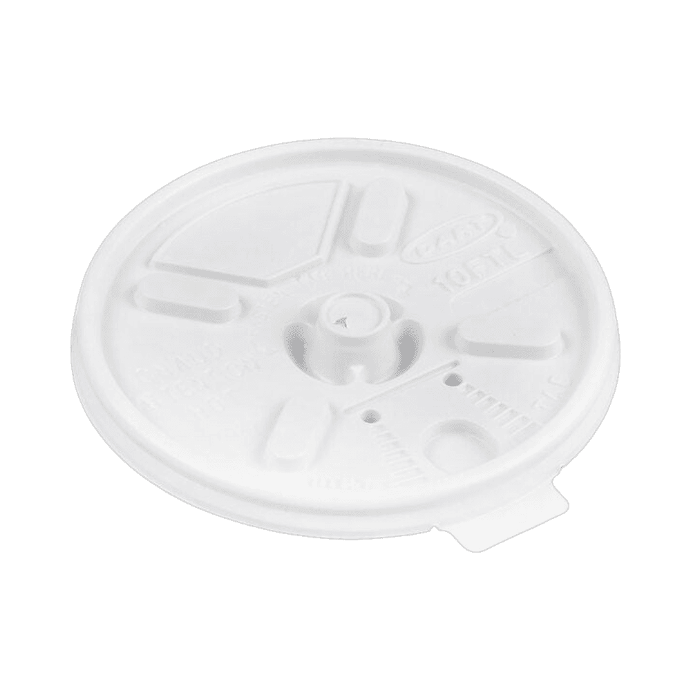 10FTL White Lift n' Lock Lid for 10oz Cup