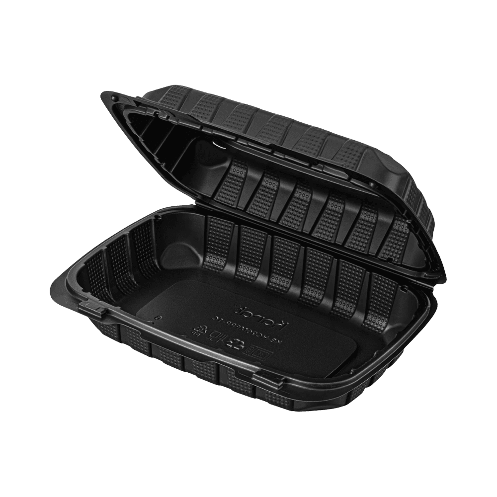 9"x6" Black Mineral Filled Container
