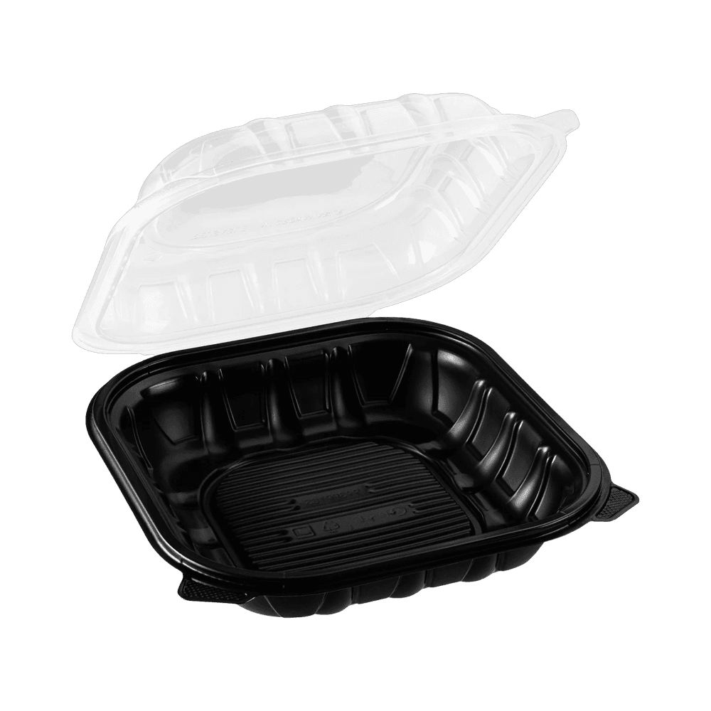 9"x9" Premium PP Hinged Container