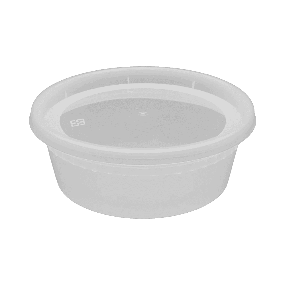Microwavable Deli Soup Container with Lid