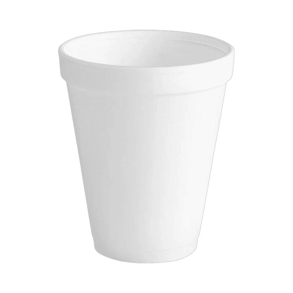 White Foam Cup