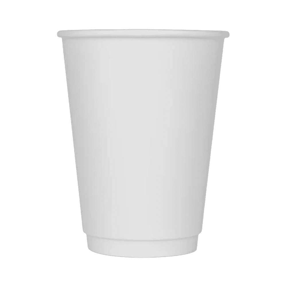 White Insulated "Double Wall" Paper Hot Cup
