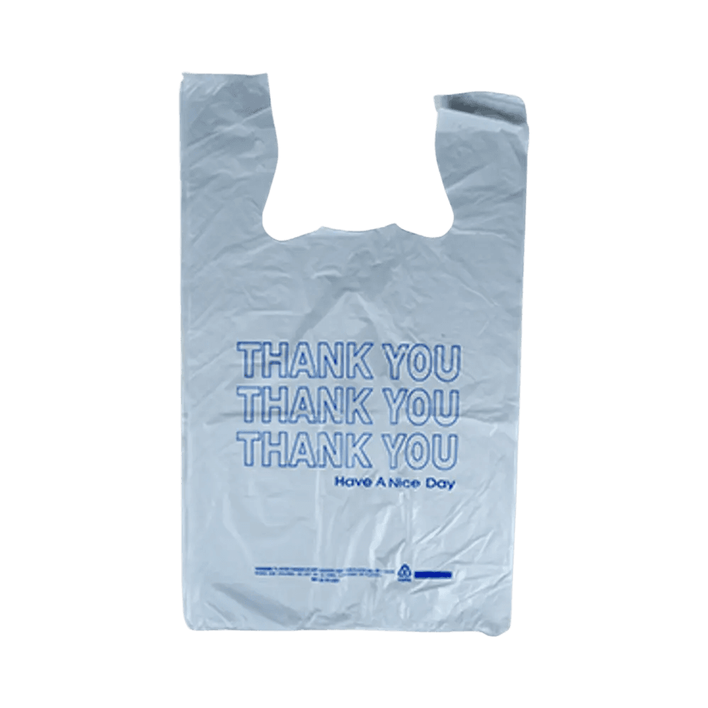 Blue Heavy Weight Large T-Shirt Bag (13"x8"x23")
