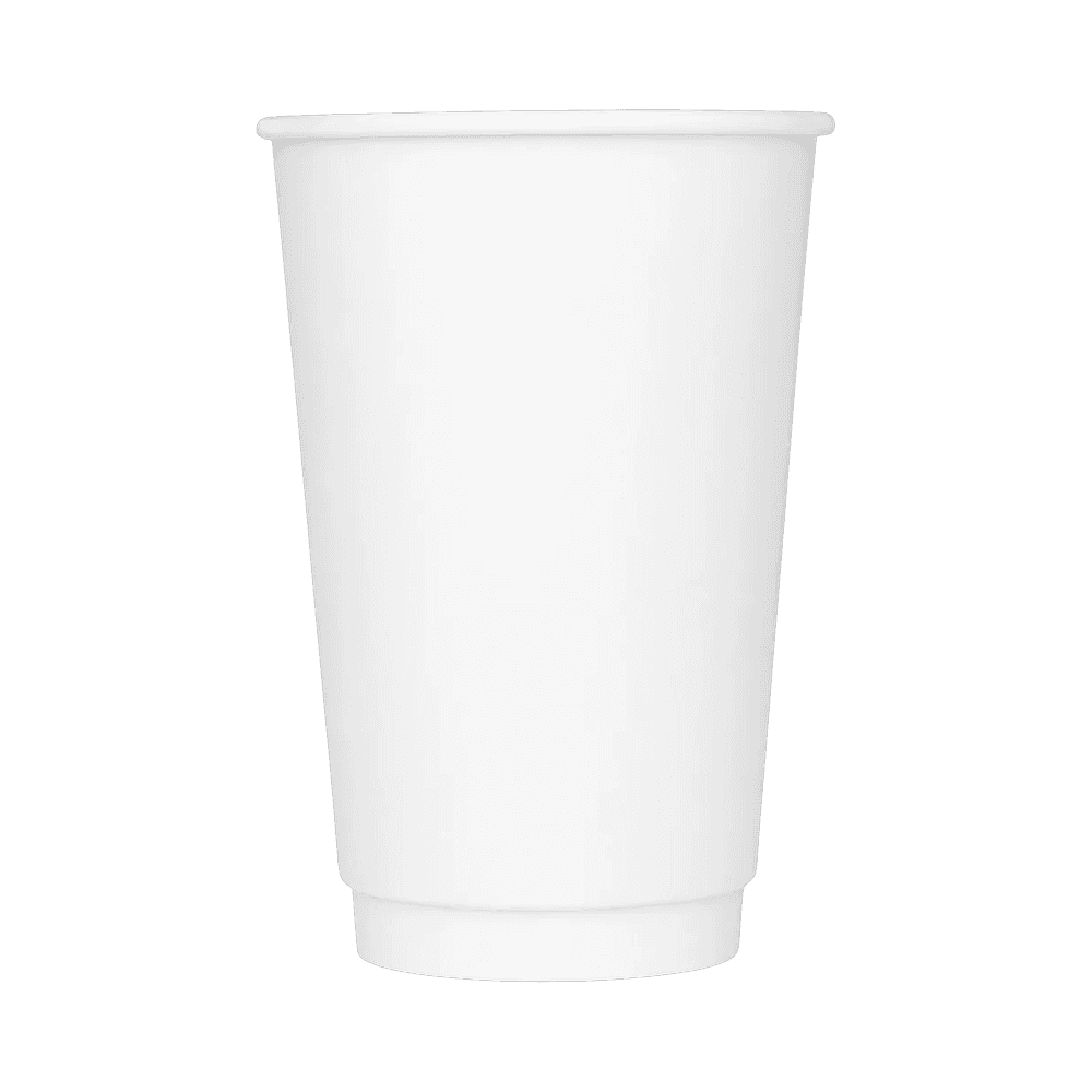White Insulated "Double Wall" Paper Hot Cup