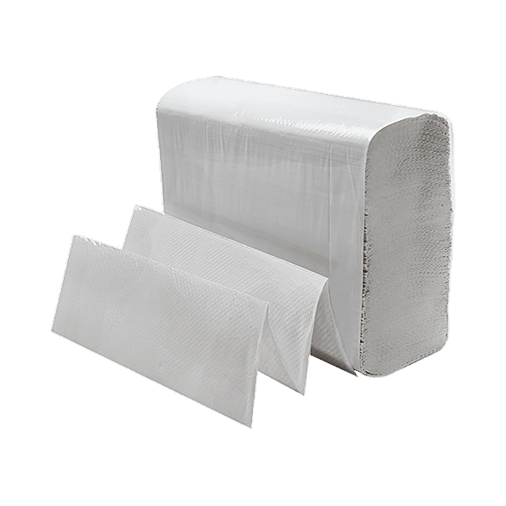 White Multifold Hand Towel